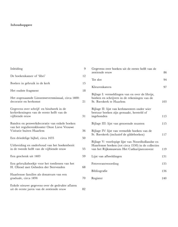 De boeken van de Grote of Sint Bavokerk - Afbeelding 2